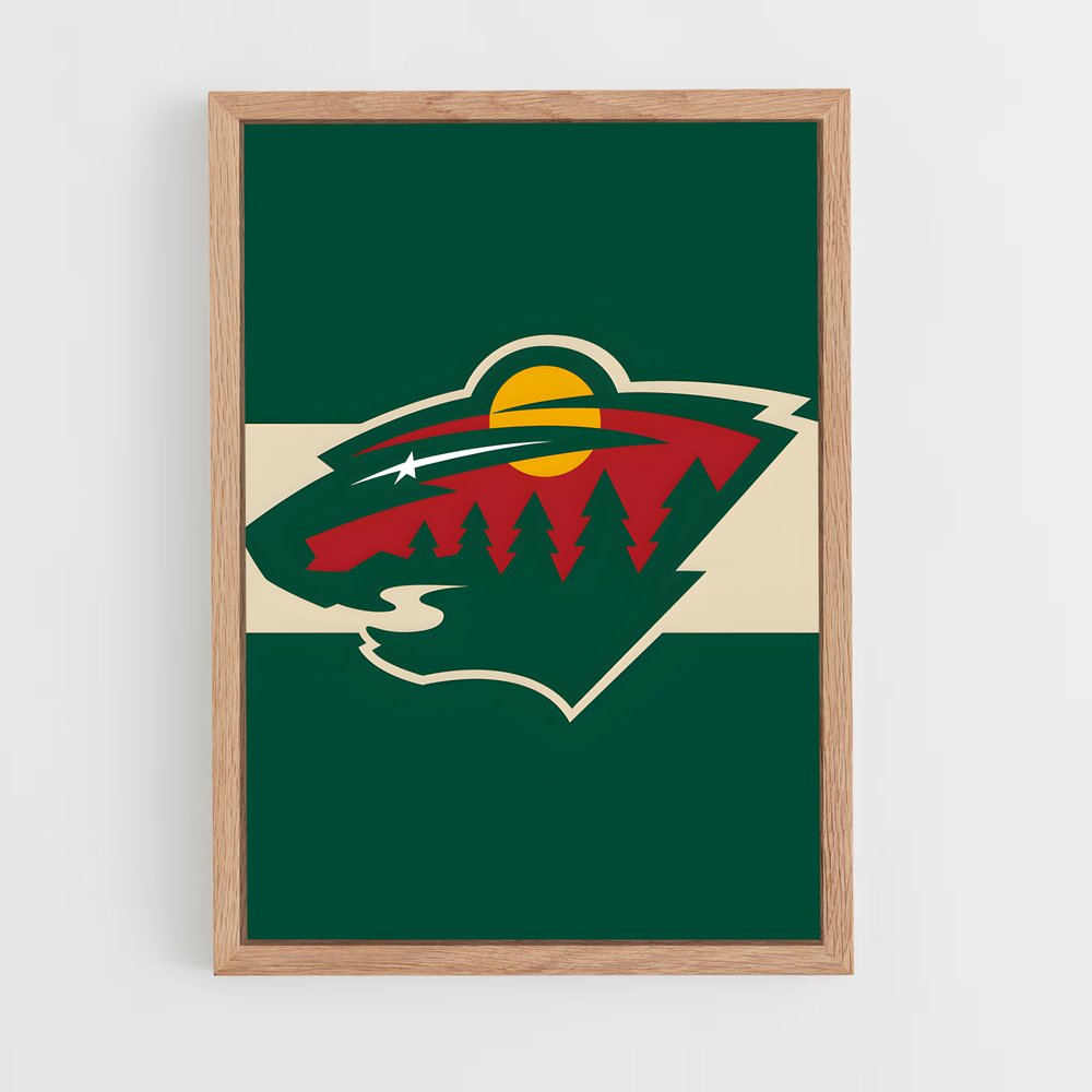 Poster Minnesota wild – affiche Hockey sur glace (vue 4)